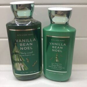 NWT! BBW Vanilla Bean Noel Body Wash & Body Lotion